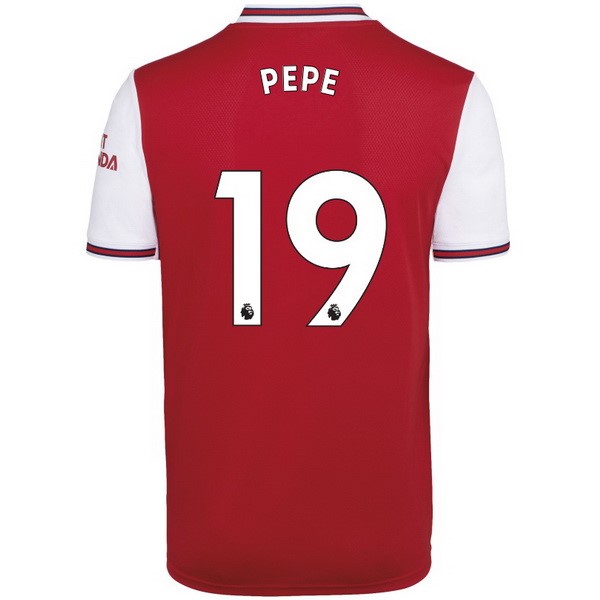 Camiseta Arsenal NO.19 Pepe Primera equipo 2019-20 Rojo